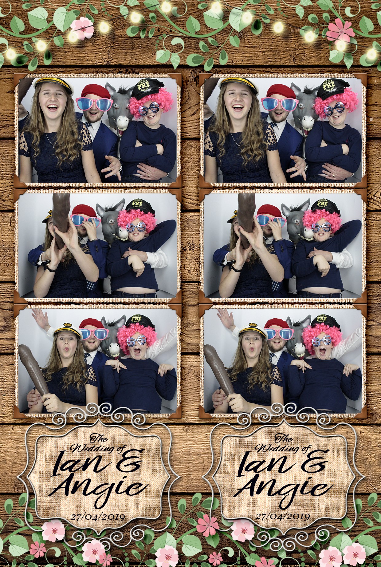 Ian & Angie’s wedding  | View more photos from the event at gallery.myphotoboothexperience.co.uk/u/MyPhotoBoothExperienceLtd/Ian-Angie’s-wedding